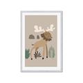 Picture of Moose in the woods _GroupedProduct_Rectangle_Portrait_Mini_ _GroupedProduct_Rectangle_Portrait_Framed_Matted_