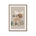 Picture of Moose in the woods _GroupedProduct_Rectangle_Portrait_Mini_ _GroupedProduct_Rectangle_Portrait_Framed_Matted_
