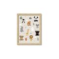 Picture of Animal Pals I _GroupedProduct_Rectangle_Portrait_Mini_ _GroupedProduct_Rectangle_Portrait_Framed_Matted_