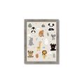 Picture of Animal Pals I _GroupedProduct_Rectangle_Portrait_Mini_ _GroupedProduct_Rectangle_Portrait_Framed_Matted_