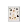 Picture of Animal Pals I _GroupedProduct_Rectangle_Portrait_Mini_ _GroupedProduct_Rectangle_Portrait_Framed_Matted_