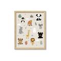 Picture of Animal Pals I _GroupedProduct_Rectangle_Portrait_Mini_ _GroupedProduct_Rectangle_Portrait_Framed_Matted_