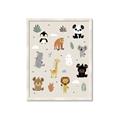 Picture of Animal Pals I _GroupedProduct_Rectangle_Portrait_Mini_ _GroupedProduct_Rectangle_Portrait_Framed_Matted_