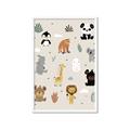 Picture of Animal Pals I _GroupedProduct_Rectangle_Portrait_Mini_ _GroupedProduct_Rectangle_Portrait_Framed_Matted_