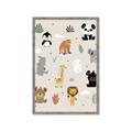 Picture of Animal Pals I _GroupedProduct_Rectangle_Portrait_Mini_ _GroupedProduct_Rectangle_Portrait_Framed_Matted_