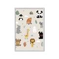 Picture of Animal Pals I _GroupedProduct_Rectangle_Portrait_Mini_ _GroupedProduct_Rectangle_Portrait_Framed_Matted_