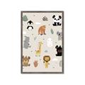 Picture of Animal Pals I _GroupedProduct_Rectangle_Portrait_Mini_ _GroupedProduct_Rectangle_Portrait_Framed_Matted_