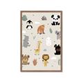 Picture of Animal Pals I _GroupedProduct_Rectangle_Portrait_Mini_ _GroupedProduct_Rectangle_Portrait_Framed_Matted_