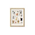 Picture of Animal Pals I _GroupedProduct_Rectangle_Portrait_Mini_ _GroupedProduct_Rectangle_Portrait_Framed_Matted_