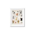 Picture of Animal Pals I _GroupedProduct_Rectangle_Portrait_Mini_ _GroupedProduct_Rectangle_Portrait_Framed_Matted_