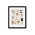 Picture of Animal Pals I _GroupedProduct_Rectangle_Portrait_Mini_ _GroupedProduct_Rectangle_Portrait_Framed_Matted_