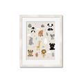 Picture of Animal Pals I _GroupedProduct_Rectangle_Portrait_Mini_ _GroupedProduct_Rectangle_Portrait_Framed_Matted_