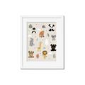 Picture of Animal Pals I _GroupedProduct_Rectangle_Portrait_Mini_ _GroupedProduct_Rectangle_Portrait_Framed_Matted_