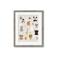 Picture of Animal Pals I _GroupedProduct_Rectangle_Portrait_Mini_ _GroupedProduct_Rectangle_Portrait_Framed_Matted_