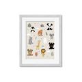 Picture of Animal Pals I _GroupedProduct_Rectangle_Portrait_Mini_ _GroupedProduct_Rectangle_Portrait_Framed_Matted_