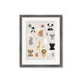 Picture of Animal Pals I _GroupedProduct_Rectangle_Portrait_Mini_ _GroupedProduct_Rectangle_Portrait_Framed_Matted_