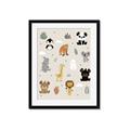 Picture of Animal Pals I _GroupedProduct_Rectangle_Portrait_Mini_ _GroupedProduct_Rectangle_Portrait_Framed_Matted_