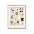 Picture of Animal Pals I _GroupedProduct_Rectangle_Portrait_Mini_ _GroupedProduct_Rectangle_Portrait_Framed_Matted_