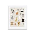 Picture of Animal Pals I _GroupedProduct_Rectangle_Portrait_Mini_ _GroupedProduct_Rectangle_Portrait_Framed_Matted_