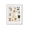 Picture of Animal Pals I _GroupedProduct_Rectangle_Portrait_Mini_ _GroupedProduct_Rectangle_Portrait_Framed_Matted_