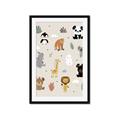 Picture of Animal Pals I _GroupedProduct_Rectangle_Portrait_Mini_ _GroupedProduct_Rectangle_Portrait_Framed_Matted_