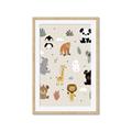Picture of Animal Pals I _GroupedProduct_Rectangle_Portrait_Mini_ _GroupedProduct_Rectangle_Portrait_Framed_Matted_