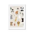 Picture of Animal Pals I _GroupedProduct_Rectangle_Portrait_Mini_ _GroupedProduct_Rectangle_Portrait_Framed_Matted_