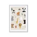 Picture of Animal Pals I _GroupedProduct_Rectangle_Portrait_Mini_ _GroupedProduct_Rectangle_Portrait_Framed_Matted_