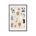 Picture of Animal Pals I _GroupedProduct_Rectangle_Portrait_Mini_ _GroupedProduct_Rectangle_Portrait_Framed_Matted_