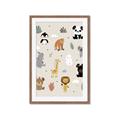 Picture of Animal Pals I _GroupedProduct_Rectangle_Portrait_Mini_ _GroupedProduct_Rectangle_Portrait_Framed_Matted_