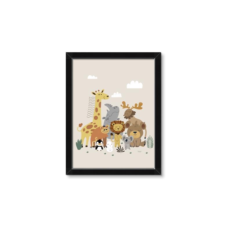 Picture of Animal Pals III _GroupedProduct_Rectangle_Portrait_Mini_ _GroupedProduct_Rectangle_Portrait_Framed_Matted_