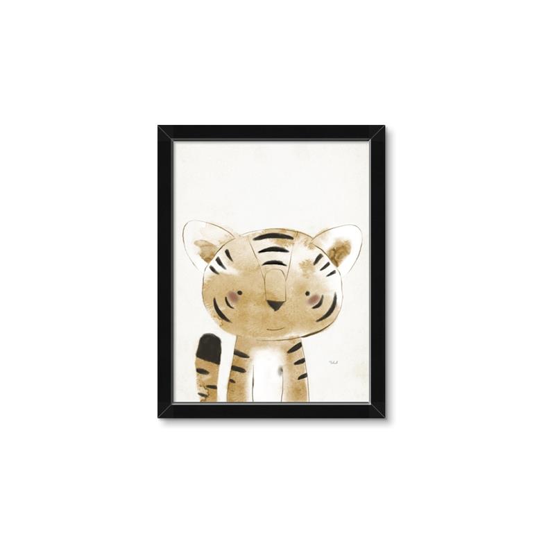 Picture of Timid Tiger  _GroupedProduct_Rectangle_Portrait_Mini_ _GroupedProduct_Rectangle_Portrait_Framed_Matted_