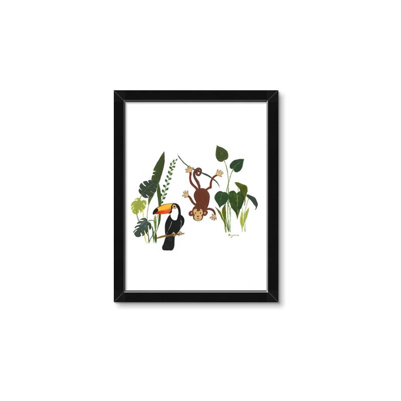 Picture of Hanging in the rainforest I _GroupedProduct_Rectangle_Portrait_Mini_ _GroupedProduct_Rectangle_Portrait_Framed_Matted_