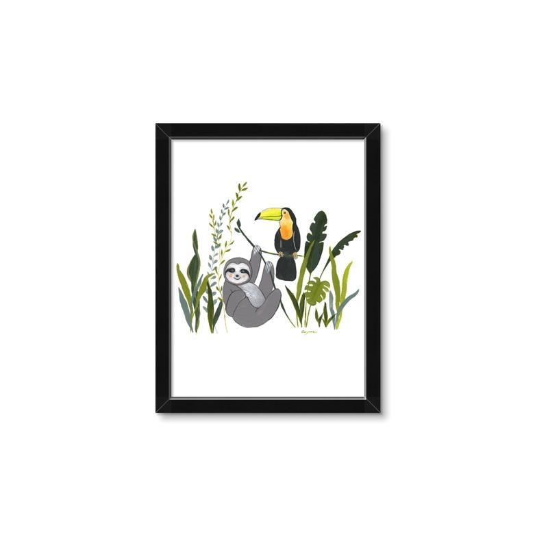 Picture of Hanging in the rainforest II _GroupedProduct_Rectangle_Portrait_Mini_ _GroupedProduct_Rectangle_Portrait_Framed_Matted_
