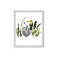 Picture of Hanging in the rainforest II _GroupedProduct_Rectangle_Portrait_Mini_ _GroupedProduct_Rectangle_Portrait_Framed_Matted_