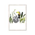Picture of Hanging in the rainforest II _GroupedProduct_Rectangle_Portrait_Mini_ _GroupedProduct_Rectangle_Portrait_Framed_Matted_