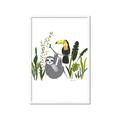 Picture of Hanging in the rainforest II _GroupedProduct_Rectangle_Portrait_Mini_ _GroupedProduct_Rectangle_Portrait_Framed_Matted_