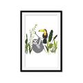 Picture of Hanging in the rainforest II _GroupedProduct_Rectangle_Portrait_Mini_ _GroupedProduct_Rectangle_Portrait_Framed_Matted_