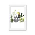 Picture of Hanging in the rainforest II _GroupedProduct_Rectangle_Portrait_Mini_ _GroupedProduct_Rectangle_Portrait_Framed_Matted_