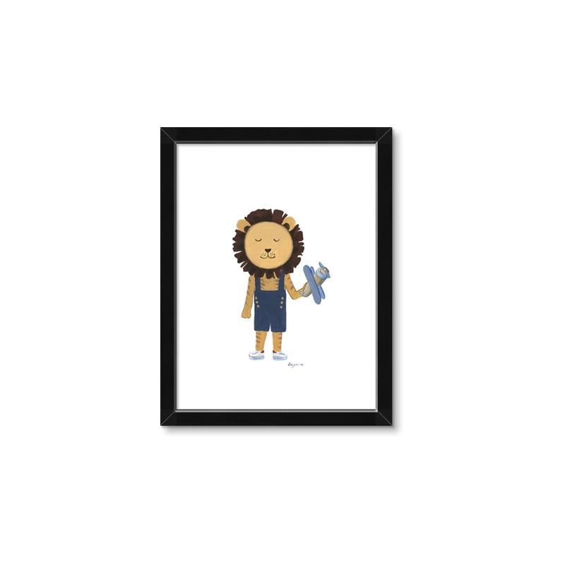 Picture of Cub waiting to play  _GroupedProduct_Rectangle_Portrait_Mini_ _GroupedProduct_Rectangle_Portrait_Framed_Matted_