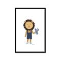 Picture of Cub waiting to play  _GroupedProduct_Rectangle_Portrait_Mini_ _GroupedProduct_Rectangle_Portrait_Framed_Matted_