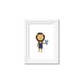Picture of Cub waiting to play  _GroupedProduct_Rectangle_Portrait_Mini_ _GroupedProduct_Rectangle_Portrait_Framed_Matted_