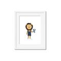 Picture of Cub waiting to play  _GroupedProduct_Rectangle_Portrait_Mini_ _GroupedProduct_Rectangle_Portrait_Framed_Matted_