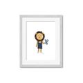 Picture of Cub waiting to play  _GroupedProduct_Rectangle_Portrait_Mini_ _GroupedProduct_Rectangle_Portrait_Framed_Matted_
