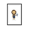 Picture of Cub waiting to play  _GroupedProduct_Rectangle_Portrait_Mini_ _GroupedProduct_Rectangle_Portrait_Framed_Matted_