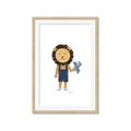 Picture of Cub waiting to play  _GroupedProduct_Rectangle_Portrait_Mini_ _GroupedProduct_Rectangle_Portrait_Framed_Matted_