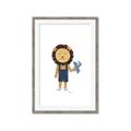 Picture of Cub waiting to play  _GroupedProduct_Rectangle_Portrait_Mini_ _GroupedProduct_Rectangle_Portrait_Framed_Matted_
