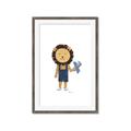 Picture of Cub waiting to play  _GroupedProduct_Rectangle_Portrait_Mini_ _GroupedProduct_Rectangle_Portrait_Framed_Matted_