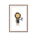Picture of Cub waiting to play  _GroupedProduct_Rectangle_Portrait_Mini_ _GroupedProduct_Rectangle_Portrait_Framed_Matted_