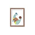 Picture of Dino Playing Basketball _GroupedProduct_Rectangle_Portrait_Mini_ _GroupedProduct_Rectangle_Portrait_Framed_Matted_